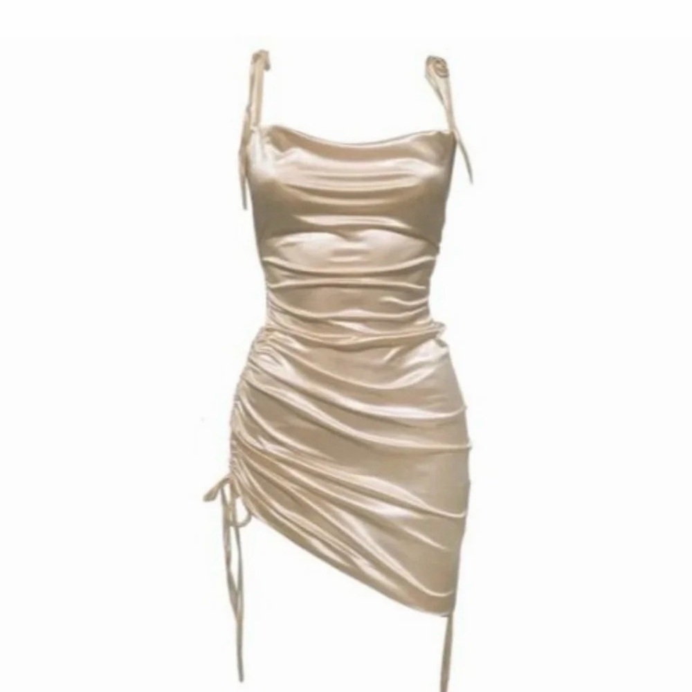 LEAU Cabo Dress - Beige - XL